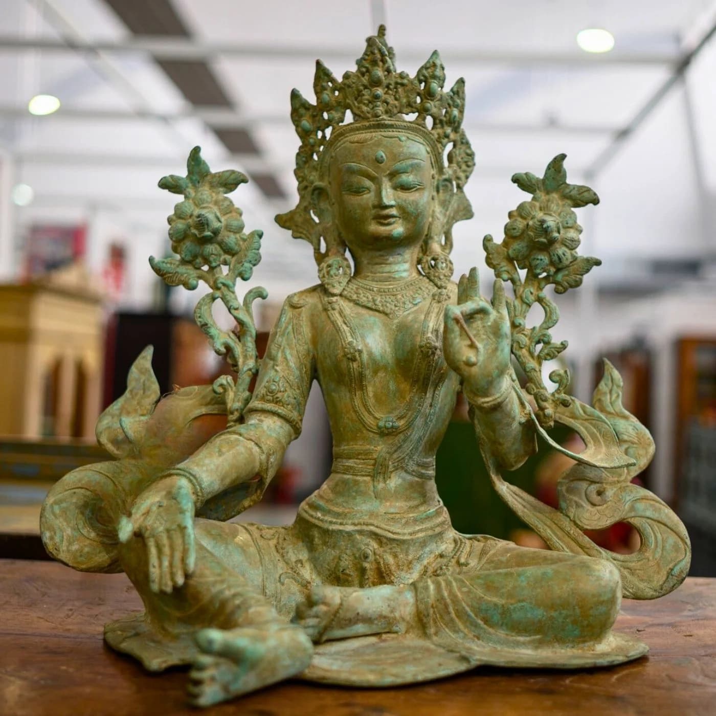 Tara Statue Messing
