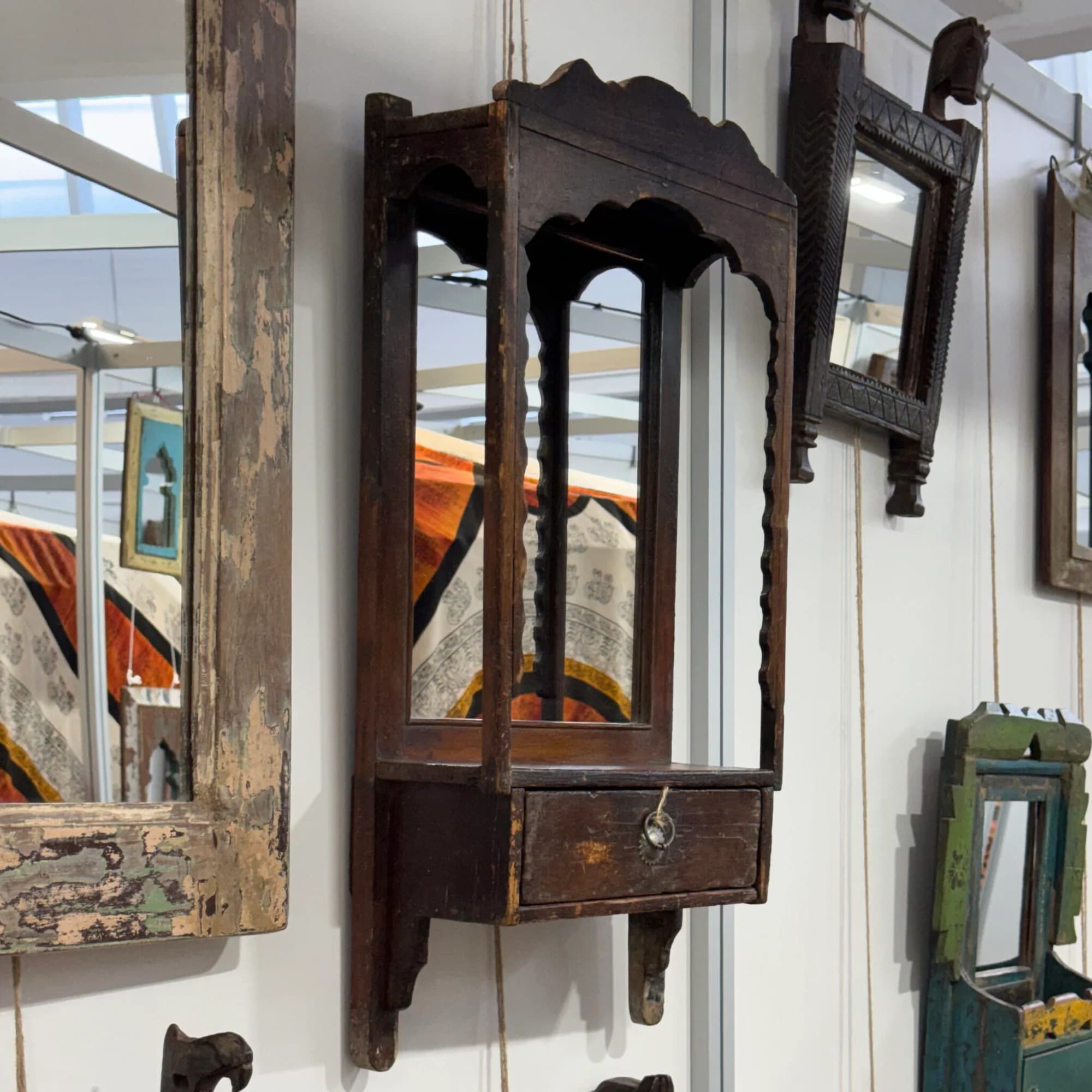 Badezimmer Spiegel Holz
