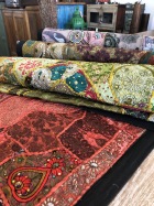 Indische Möbel, Textilien