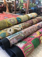 Indische Möbel, Textilien