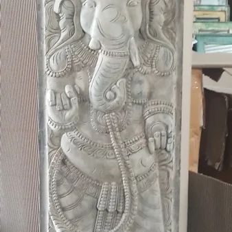 Ganesha Statue Holz
