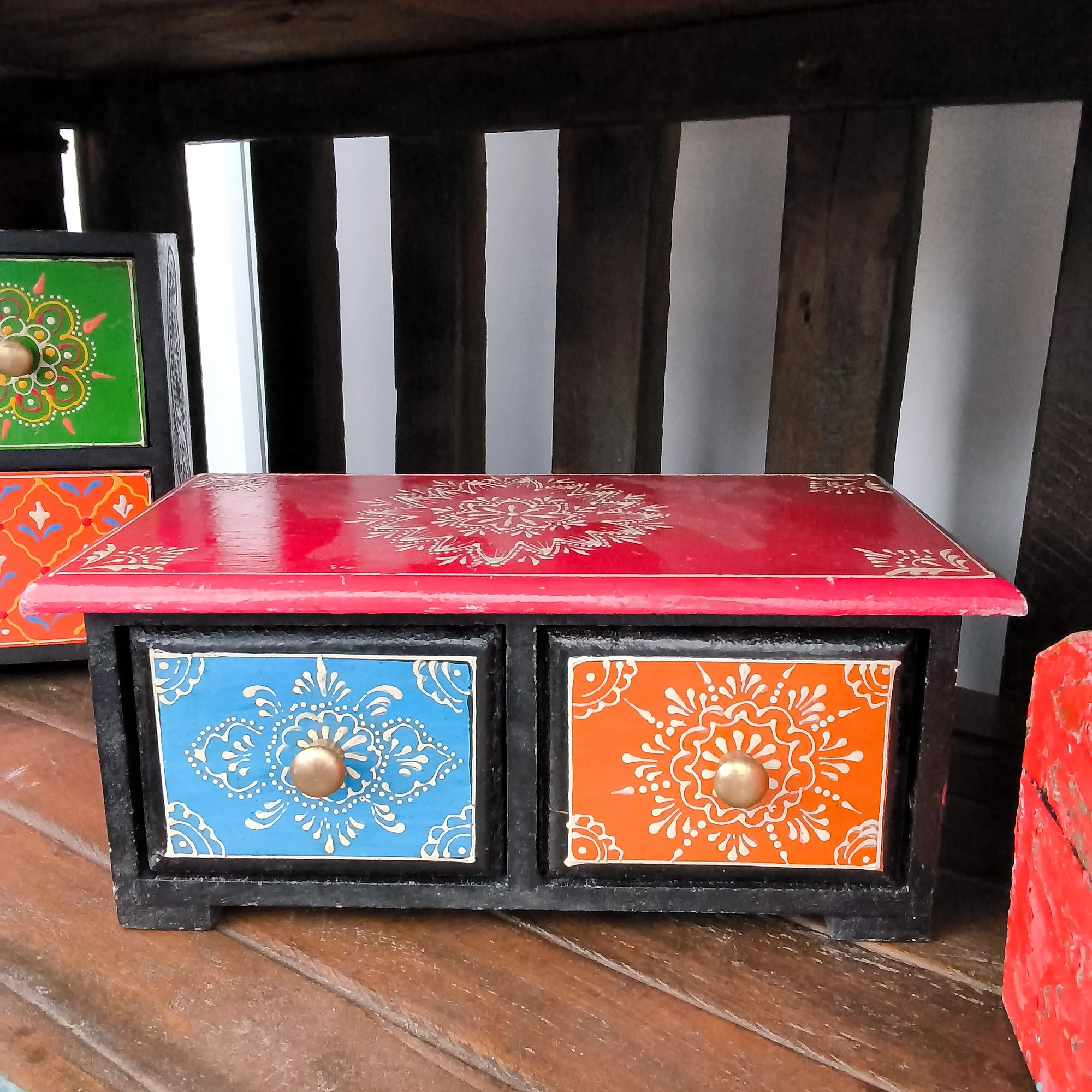 2 Draws Box Holz