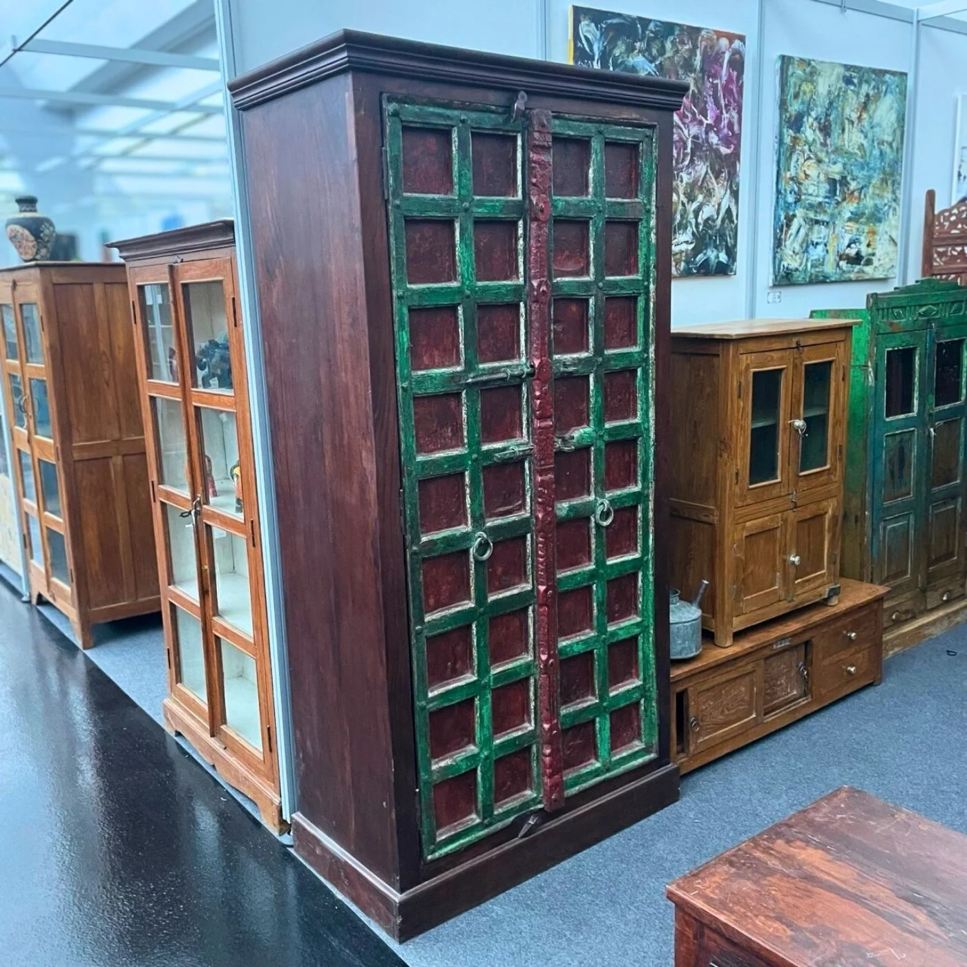 Massivholz  Schrank