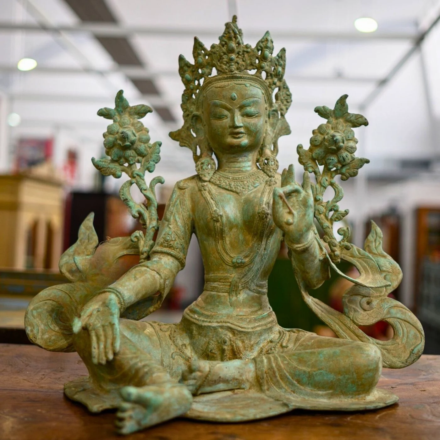 Tara Statue Messing
