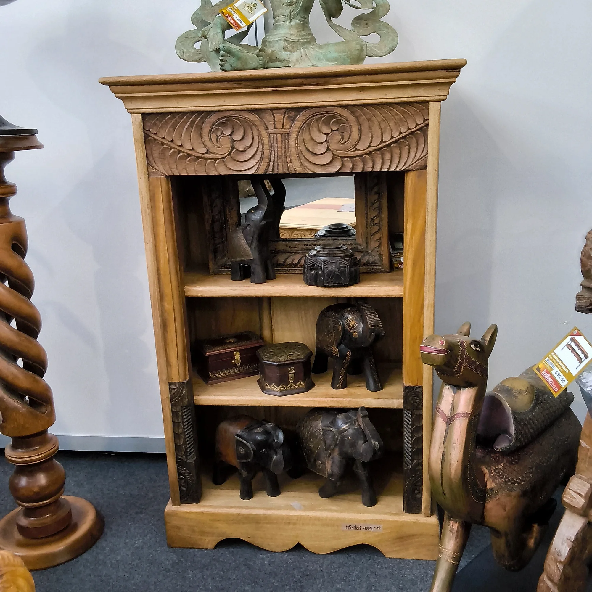Kleines Holz Bücherregal