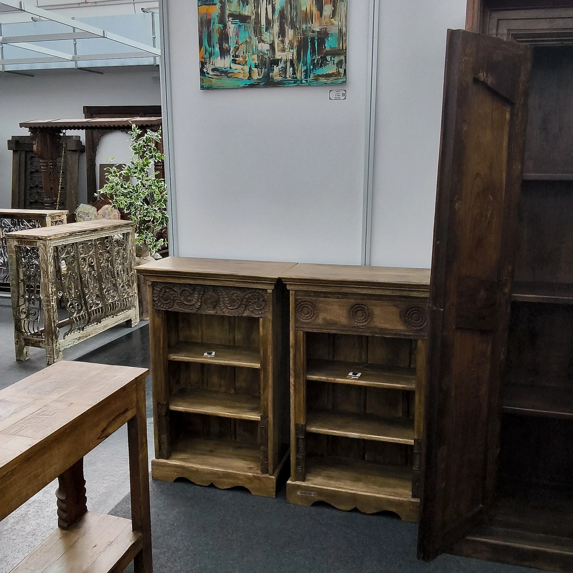 Kleines Holz Bücherregal