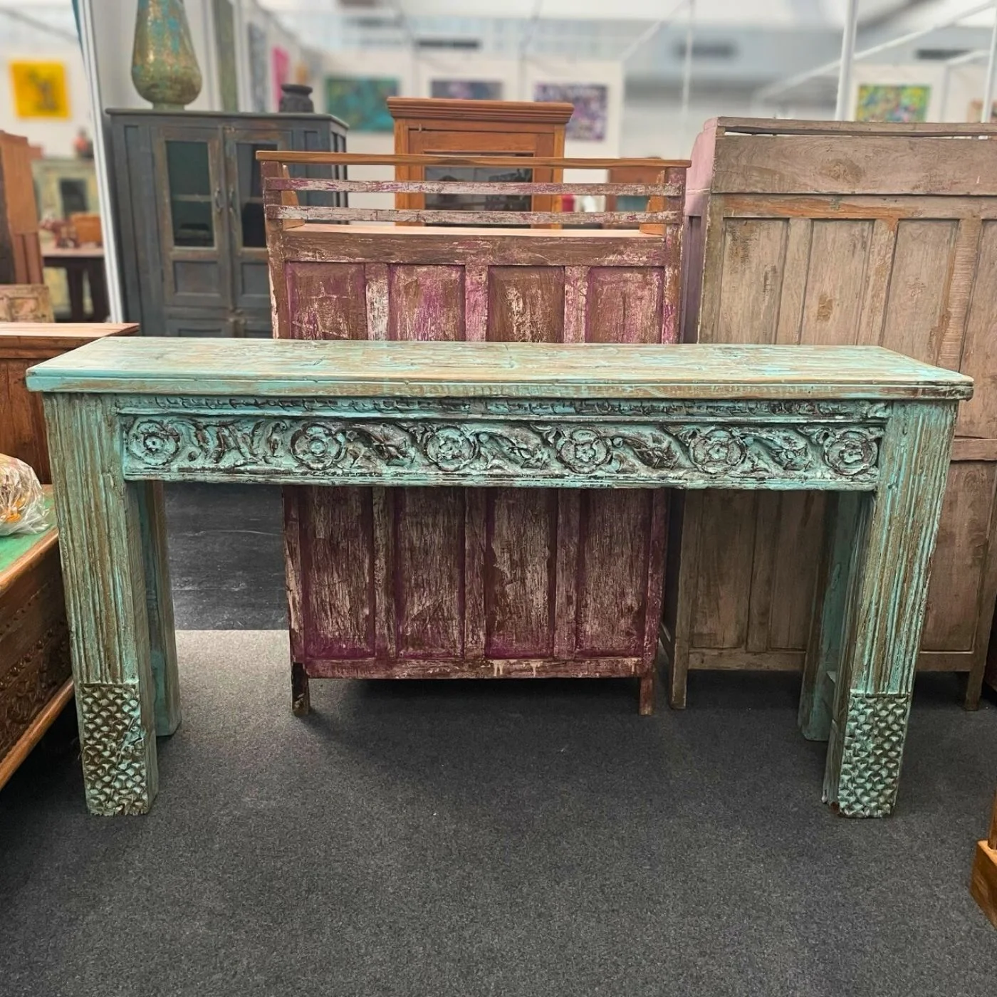 Konsolentisch Holz