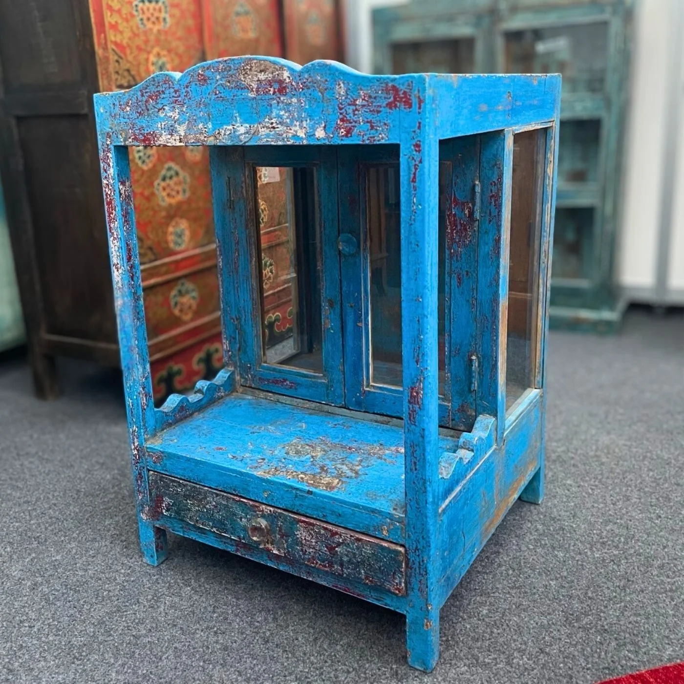 Hausaltar in Blau
