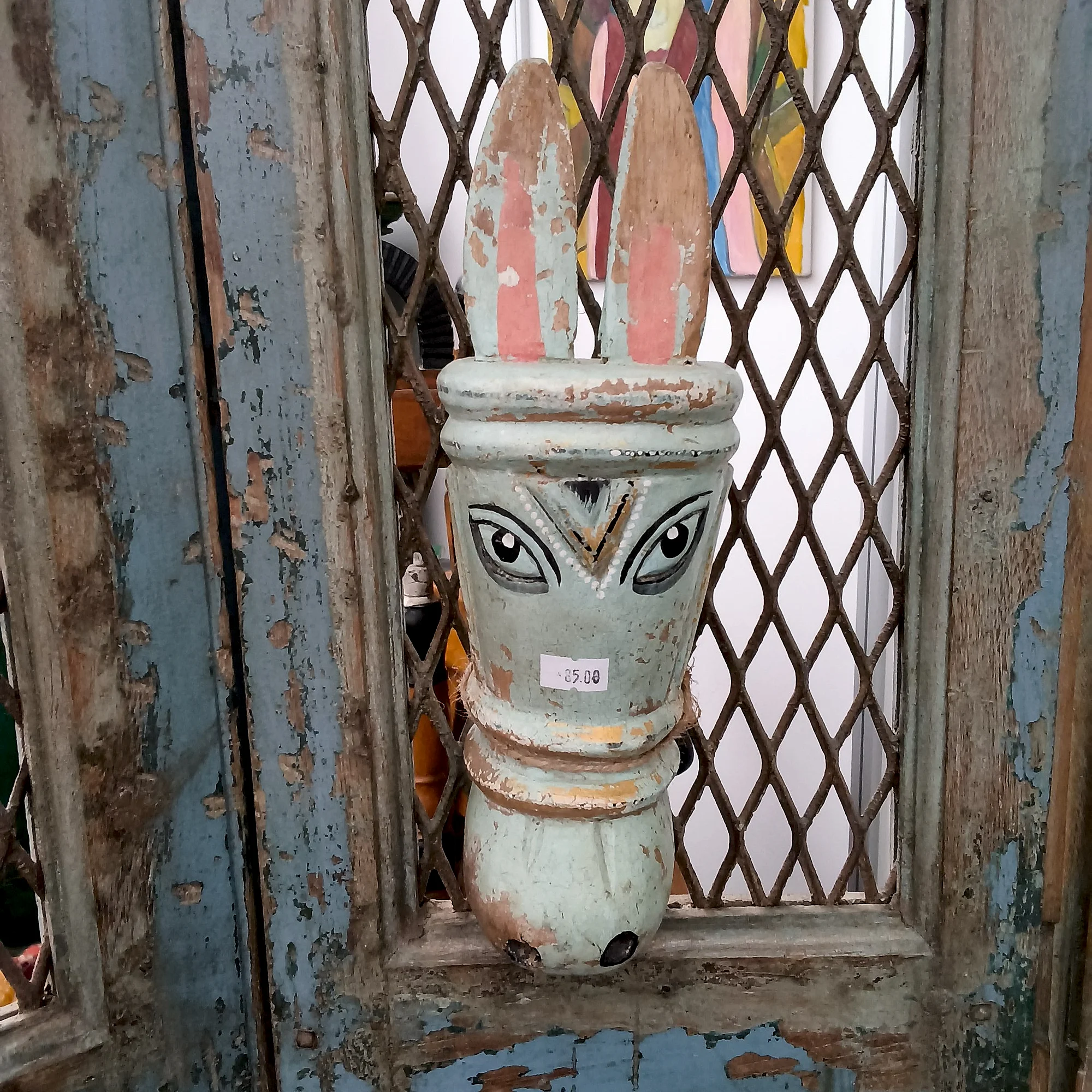 Pferdekopf Skulptur – dekoratives Unikat mit Patina