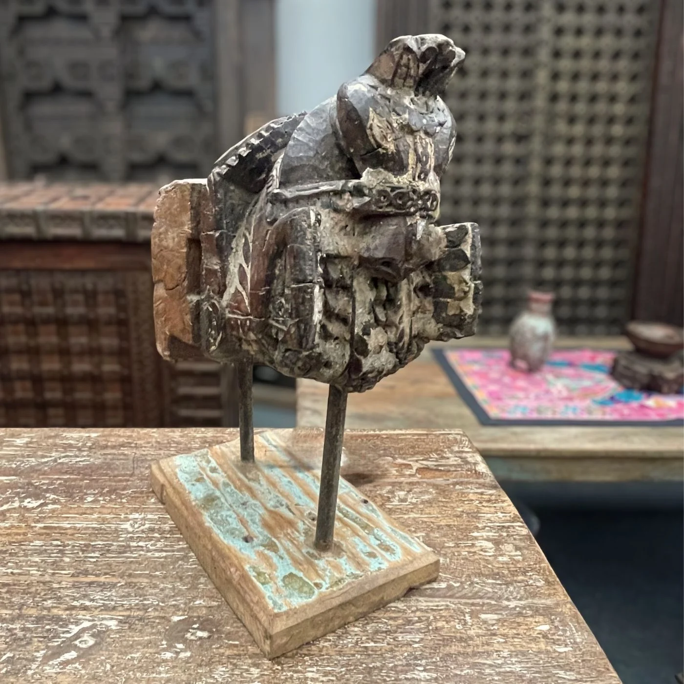 Pferdekopf Skulptur