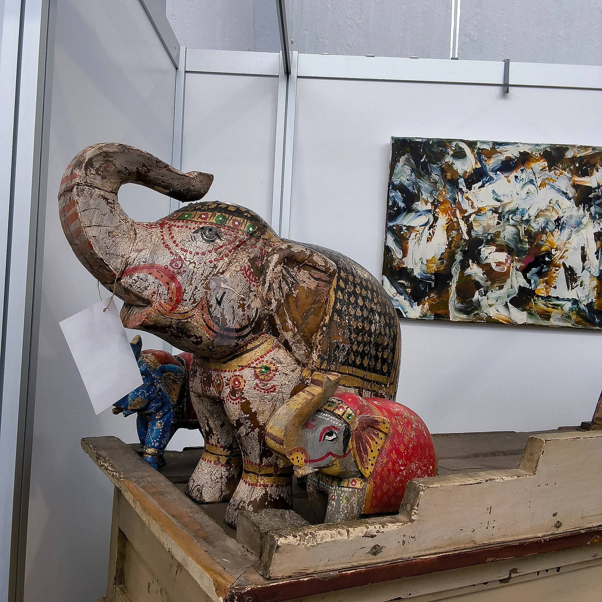 Elefant groß Holz