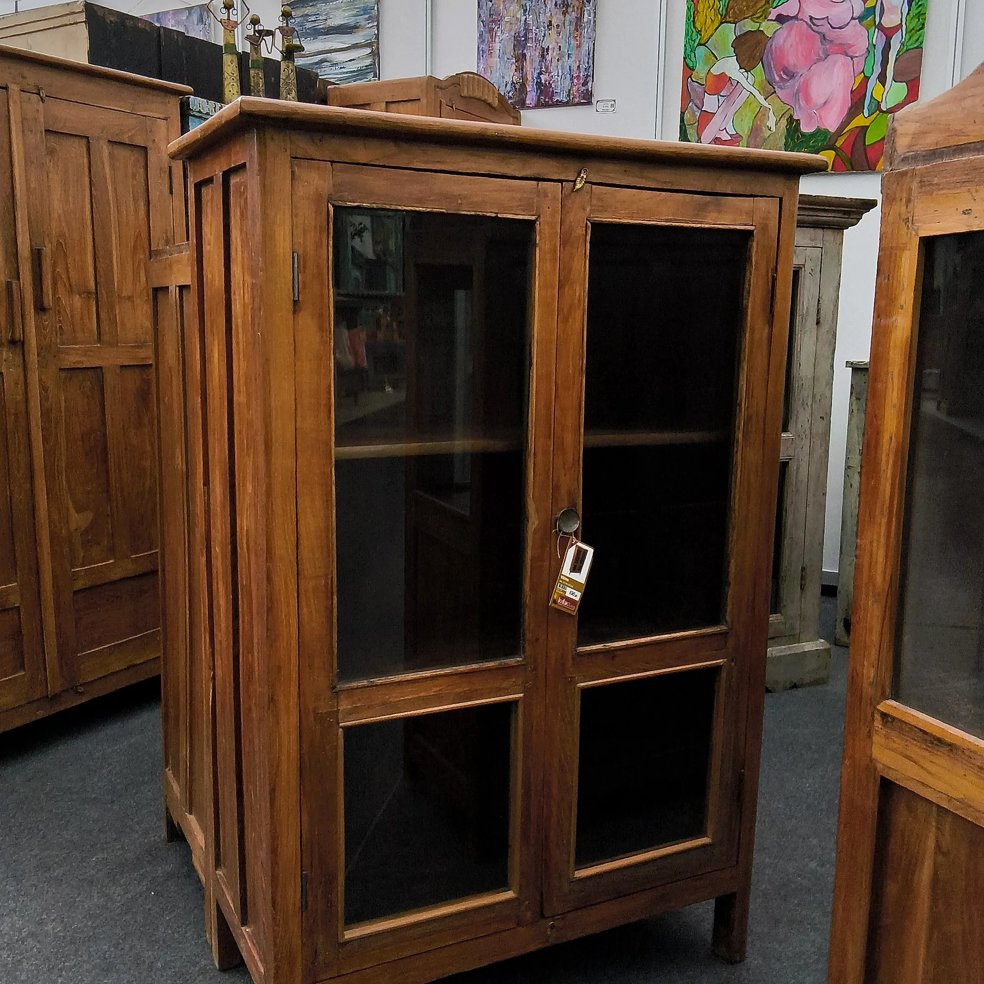 Vitrine Holz