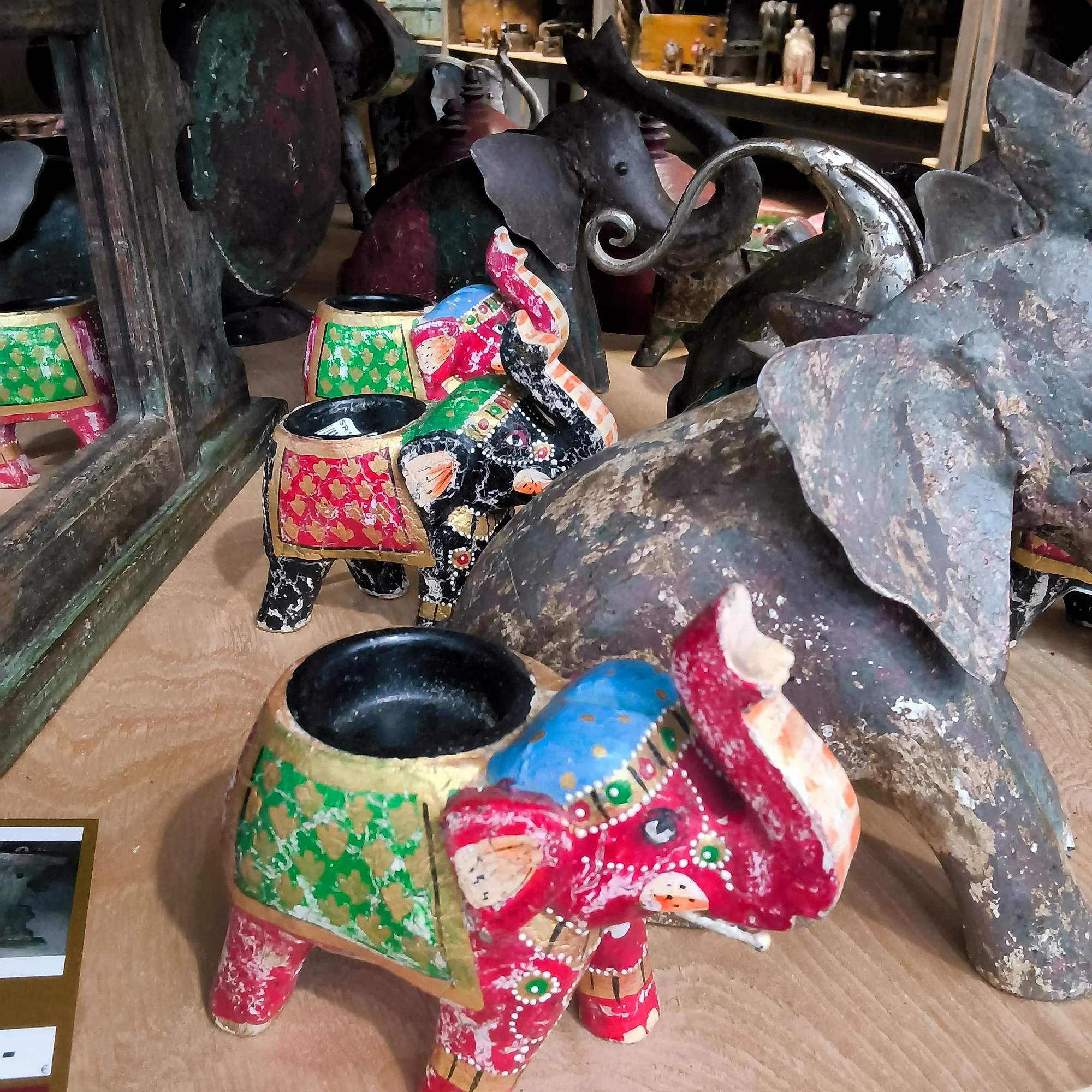 Teelichthalter Elefant