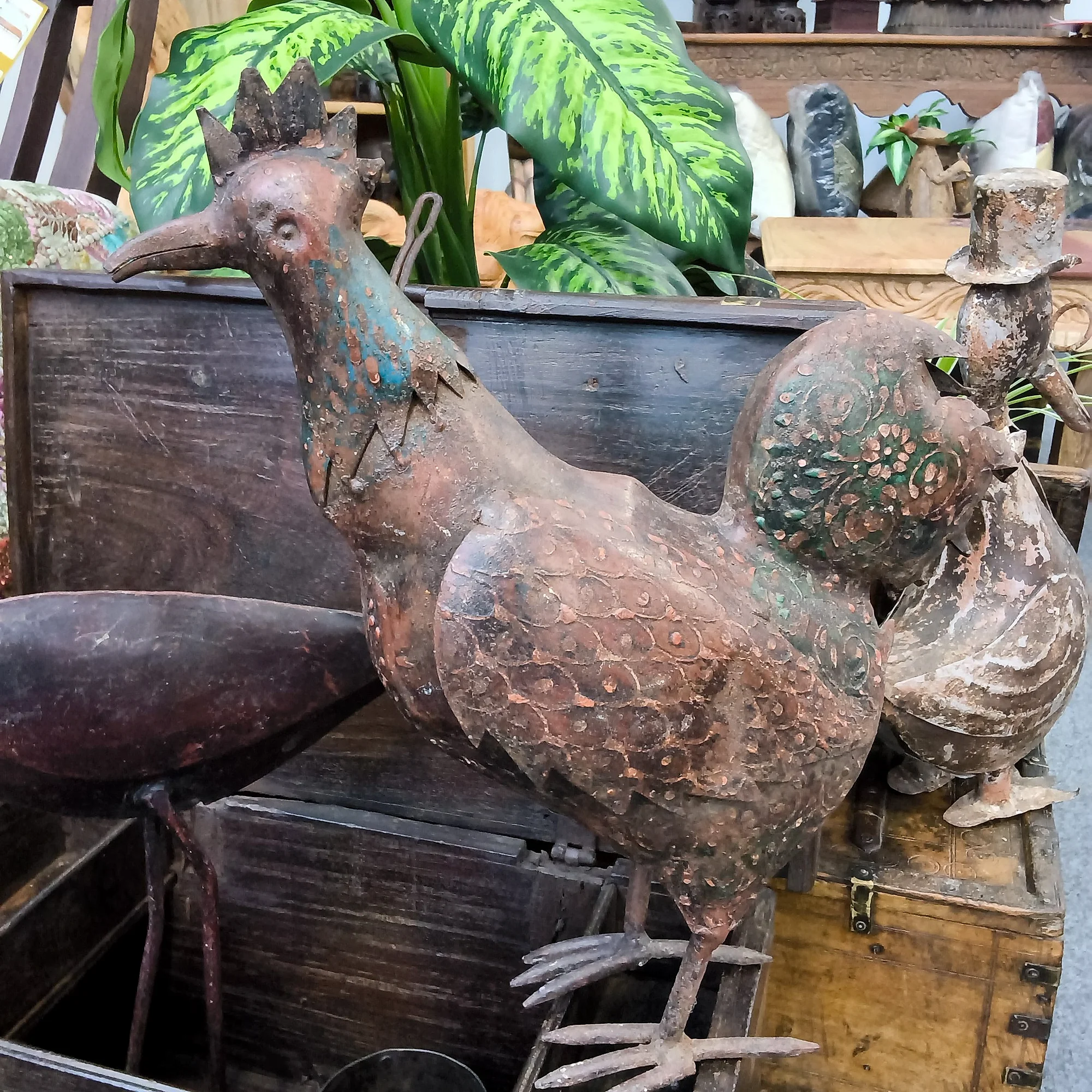 Metallskulpturen Eisen