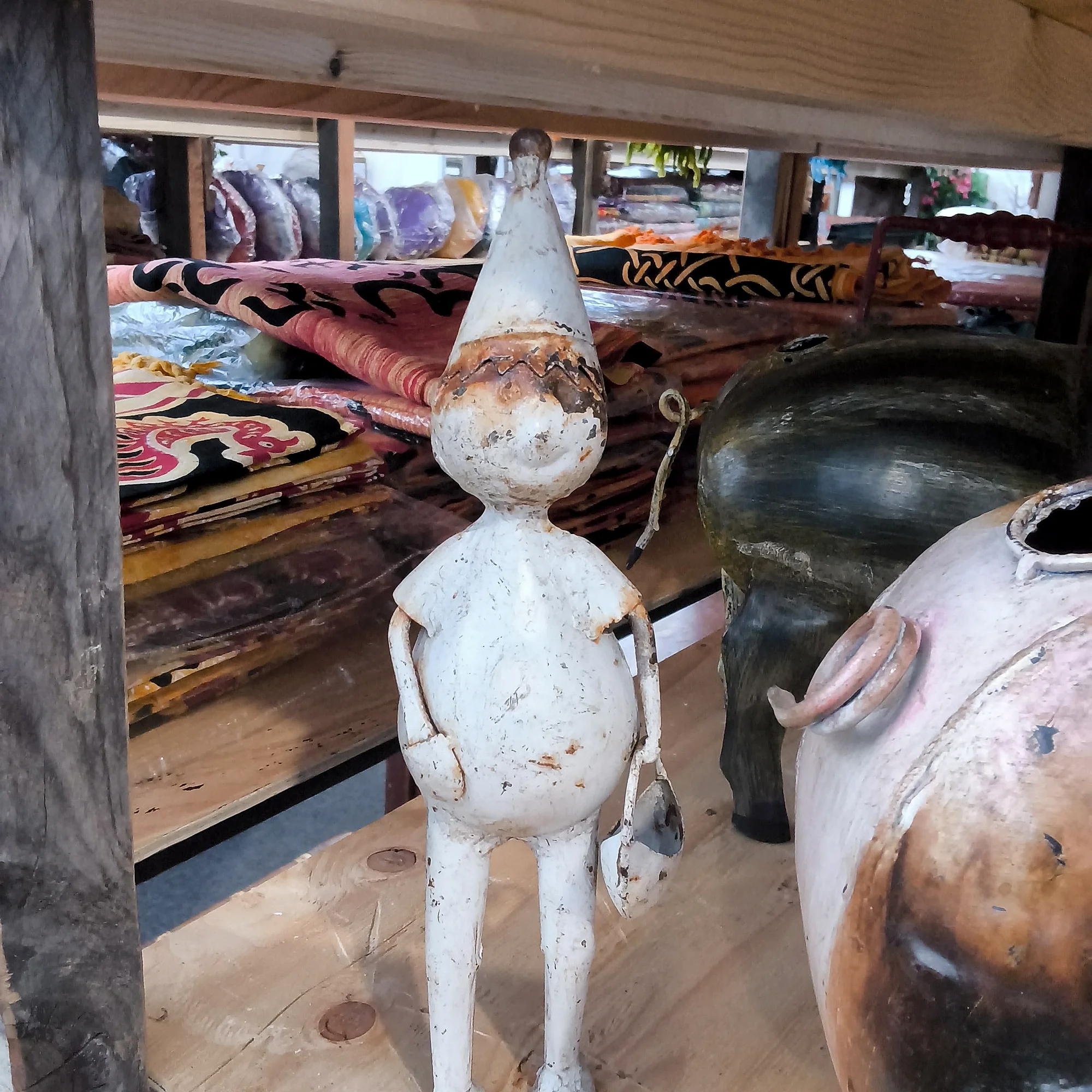 Dekorative Metallfiguren mit Charakter